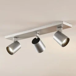 Arcchio Iavo plafondspot, hoekig, alu, 3-lamps