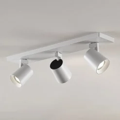 Arcchio Iavo plafondspot, hoekig, wit, 3-lamps