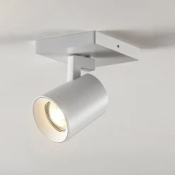 Arcchio Iavo spot, hoekig, wit, 1-lamp