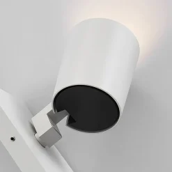 Arcchio Iavo spot, hoekig, wit, 1-lamp