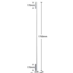 Arcchio Ivano LED wandlamp 170 cm wit