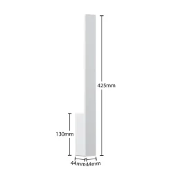 Arcchio Ivano LED wandlamp, 42,5 cm, wit