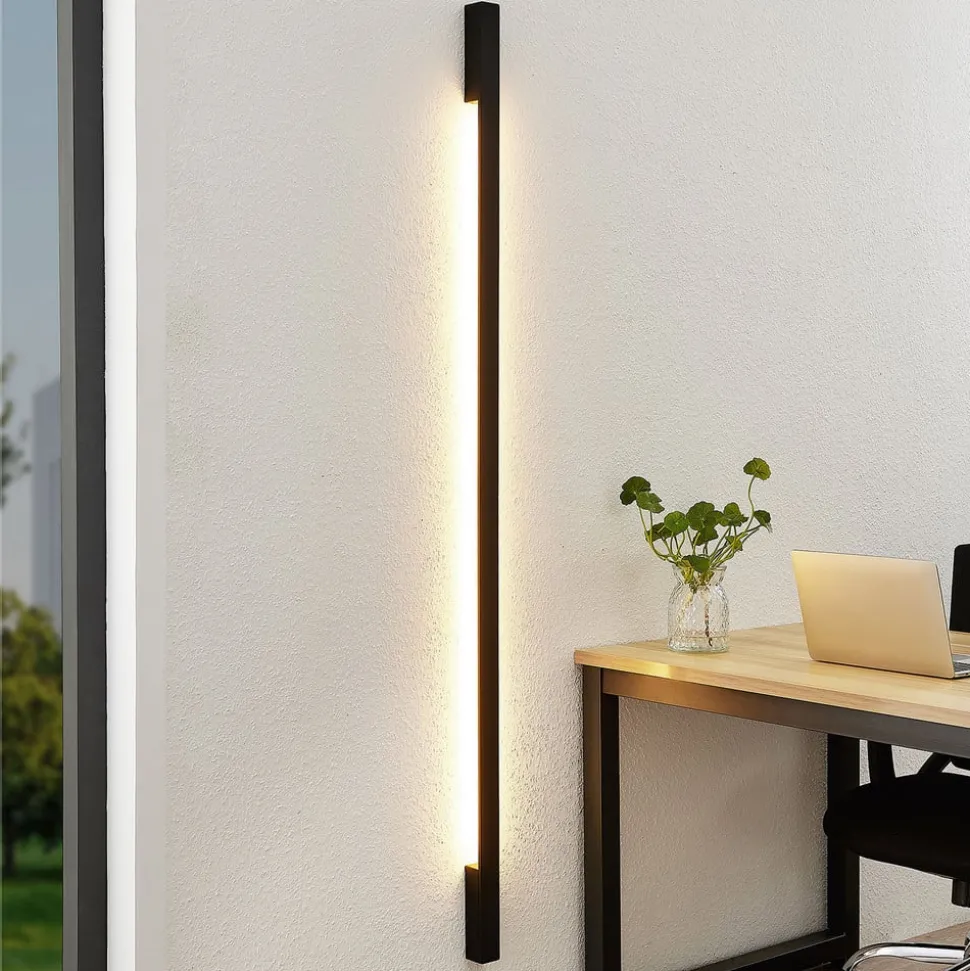 Arcchio Ivano LED wandlamp 170 cm zwart