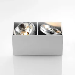 Arcchio Jarle plafondlamp, 2-lamps wit