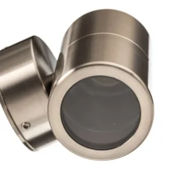 Arcchio Kalel buitenwandlamp, 1-lamp V4A roestvrij staal