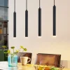 Arcchio Kammeron LED hanglamp, zwart, metaal, 80 cm