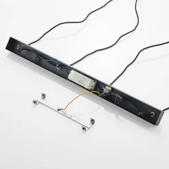 Arcchio Kammeron LED hanglamp, zwart, metaal, 80 cm