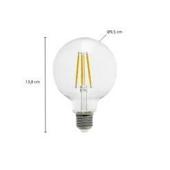 Arcchio LED bollamp G95 E27 3,8W 2700K 806lm