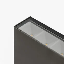 Arcchio LED buiten wandlamp Karline, 1060 lm, roestvrij staal, IP65