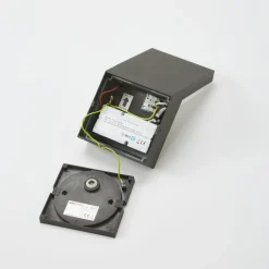 Arcchio LED buiten wandlamp Yolena, antraciet, aluminium, 21cm