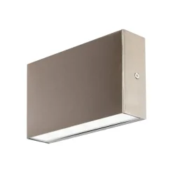 Arcchio LED buiten wandlamp Karline, 530 lm, roestvrij staal, IP65