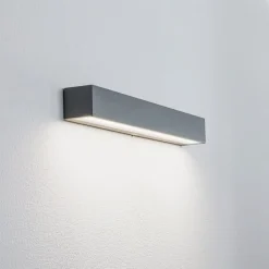 Arcchio LED buitenwandlamp Lengo, CCT, 50 cm, 1-lamp, grijs