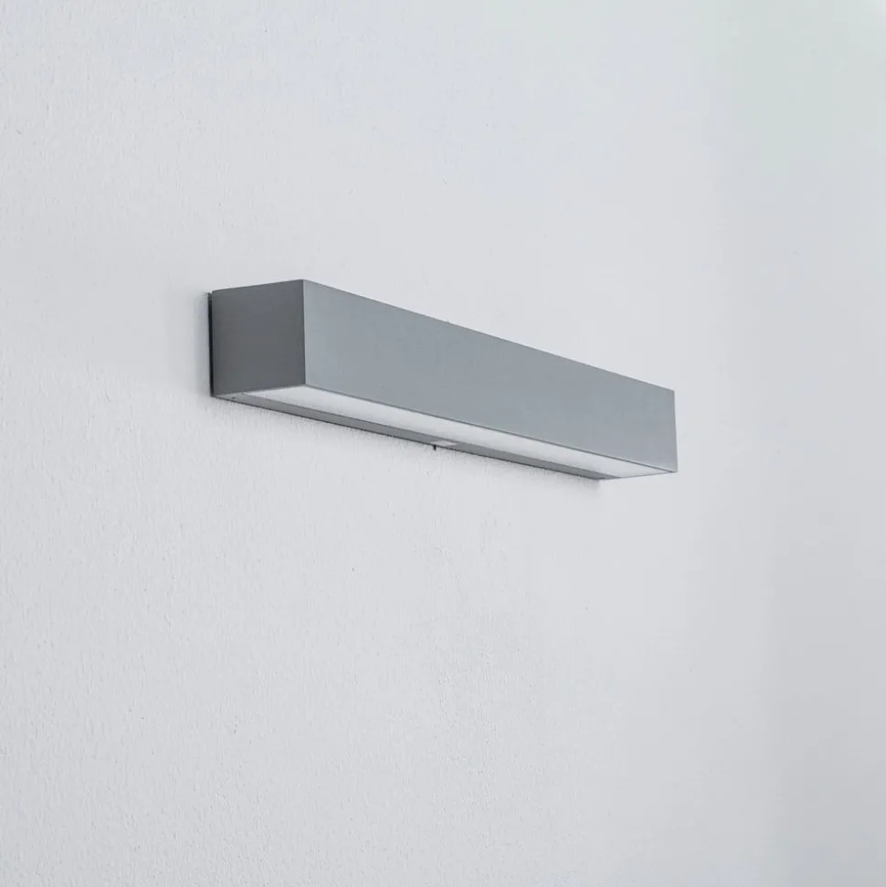 Arcchio LED buitenwandlamp Lengo, CCT, 50 cm, 1-lamp, grijs