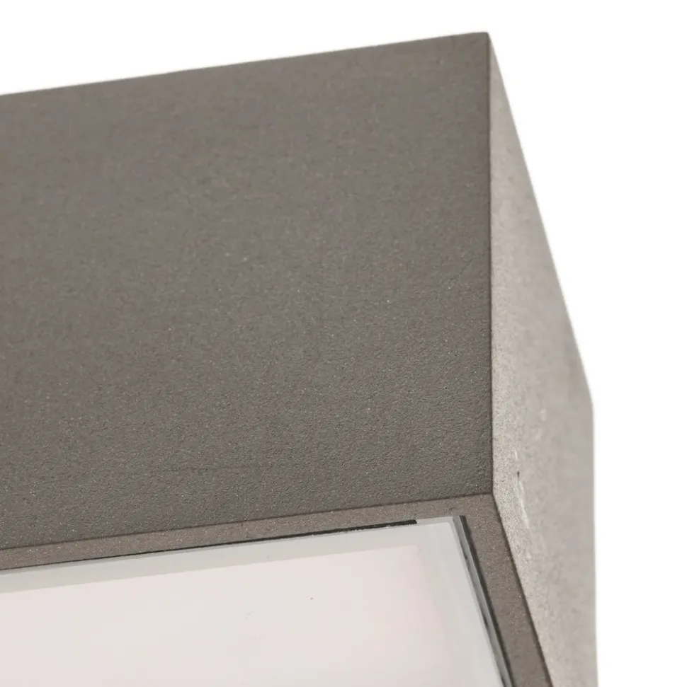 Arcchio LED buitenwandlamp Lengo, CCT, 50 cm, 1-lamp, grijs