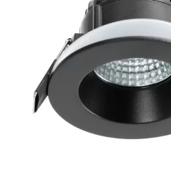 Arcchio LED downlight Aryx, zwart, 4.000K