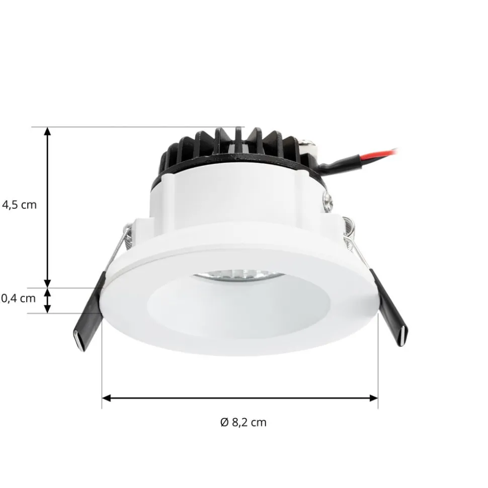 Arcchio LED downlight Aryx, wit, 4.000K
