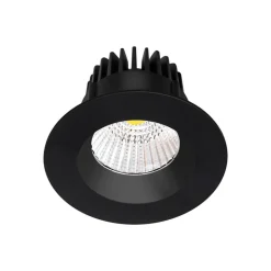 Arcchio LED downlight Aryx, zwart, 3.000K