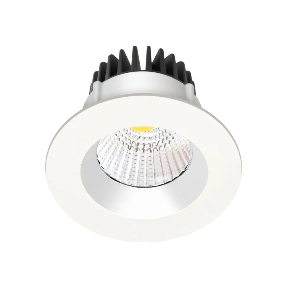 Arcchio LED downlight Aryx, wit, 2.700K