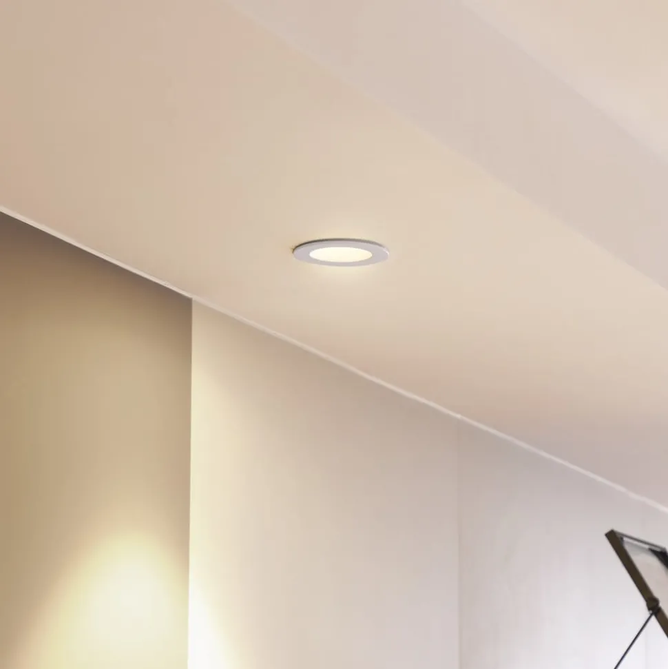 Arcchio LED downlight Aryx, wit, 2.700K