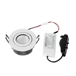Arcchio LED downlight Eliar rond wit CCT zwenkbaar
