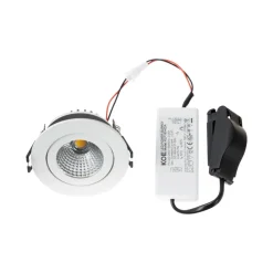 Arcchio LED downlight Jyra, wit, 4.000K