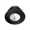 Arcchio LED downlight Jyra, zwart, 4.000K