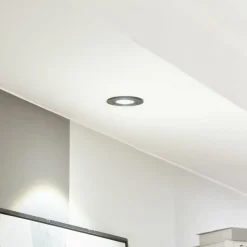 Arcchio LED downlight Jyra, zwart, 4.000K