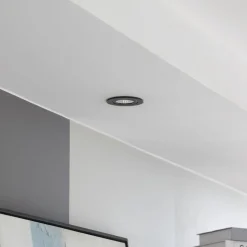 Arcchio LED downlight Jyra, zwart, 4.000K