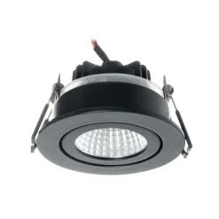 Arcchio LED downlight Jyra, zwart, 4.000K
