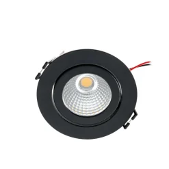 Arcchio LED downlight Jyra, zwart, 4.000K