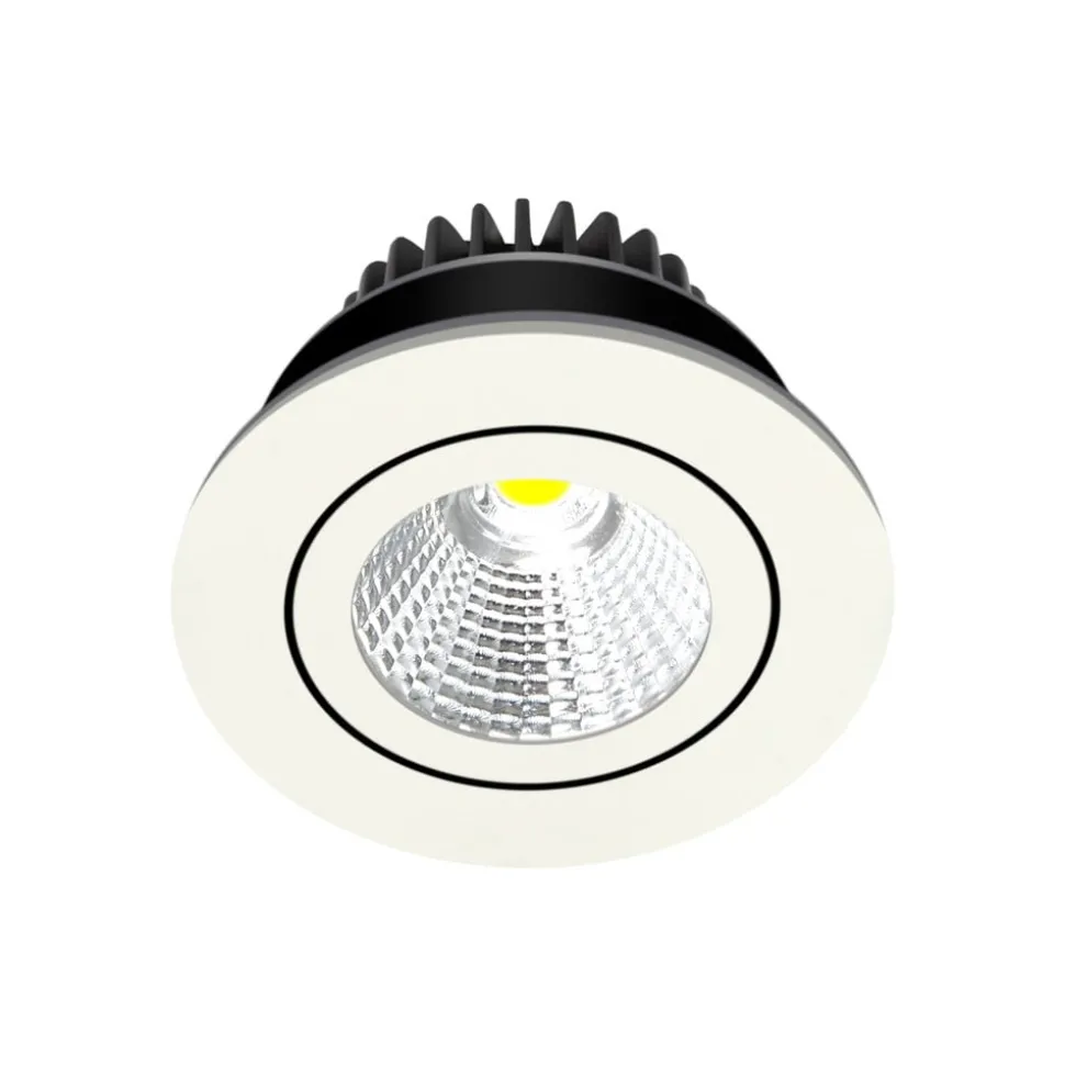 Arcchio LED downlight Jyra, wit, 3.000K