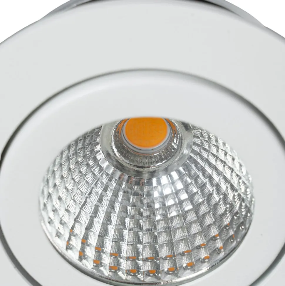 Arcchio LED downlight Jyra, wit, 3.000K