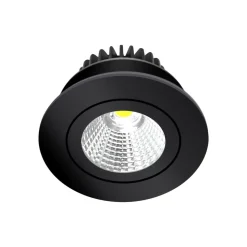 Arcchio LED downlight Jyra, zwart, 2.700K