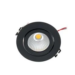 Arcchio LED downlight Jyra, zwart, 2.700K