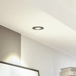 Arcchio LED downlight Jyra, zwart, 3.000K