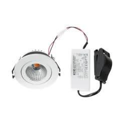 Arcchio LED downlight Jyra, wit, 2.700K