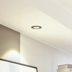 Arcchio LED downlight Lirin, zwart, 2.700K