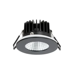 Arcchio LED downlight Lirin, zwart, 2.700K