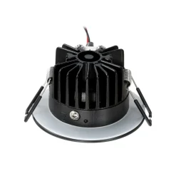 Arcchio LED downlight Lirin, zwart, 2.700K