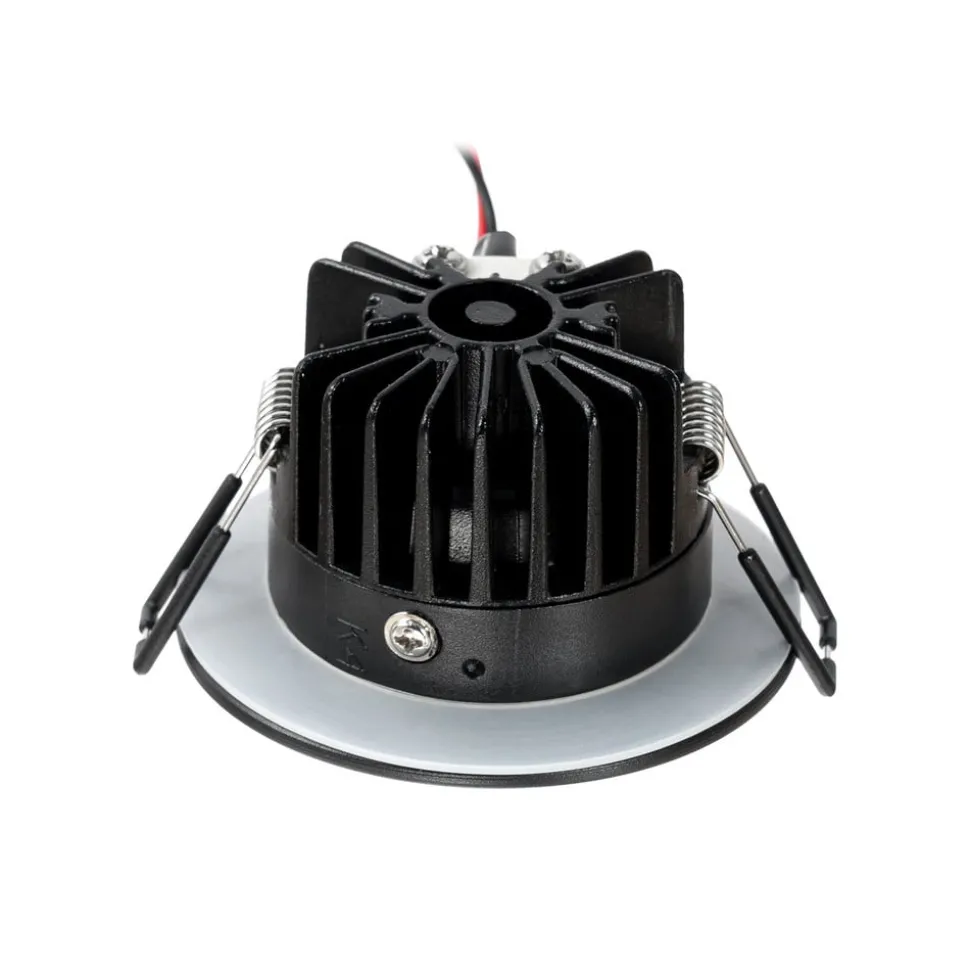Arcchio LED downlight Lirin, zwart, 2.700K