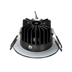 Arcchio LED downlight Lirin, zwart, 4.000K