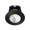 Arcchio LED downlight Lirin, zwart, 3.000K