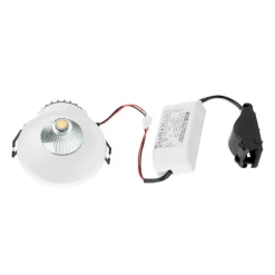 Arcchio LED downlight Niria, wit, 2.700K