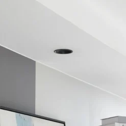 Arcchio LED downlight Niria, zwart, 3.000K