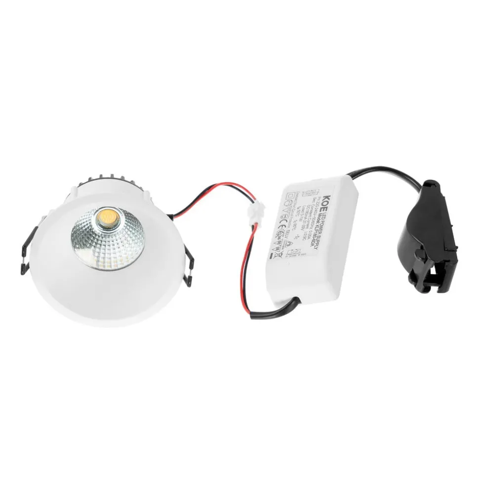 Arcchio LED downlight Niria wit, 3.000K