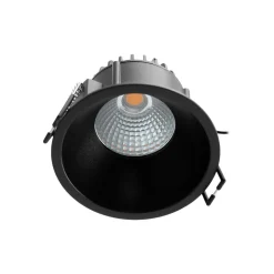 Arcchio LED downlight Niria, zwart, 2.700K