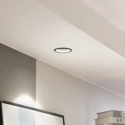 Arcchio LED downlight Niria, zwart, 4.000K