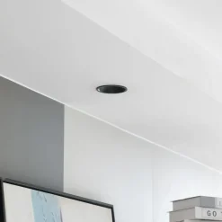 Arcchio LED downlight Niria, zwart, 4.000K