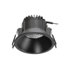 Arcchio LED downlight Niria, zwart, 4.000K