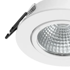 Arcchio LED downlight Zarik, wit, 4.000K